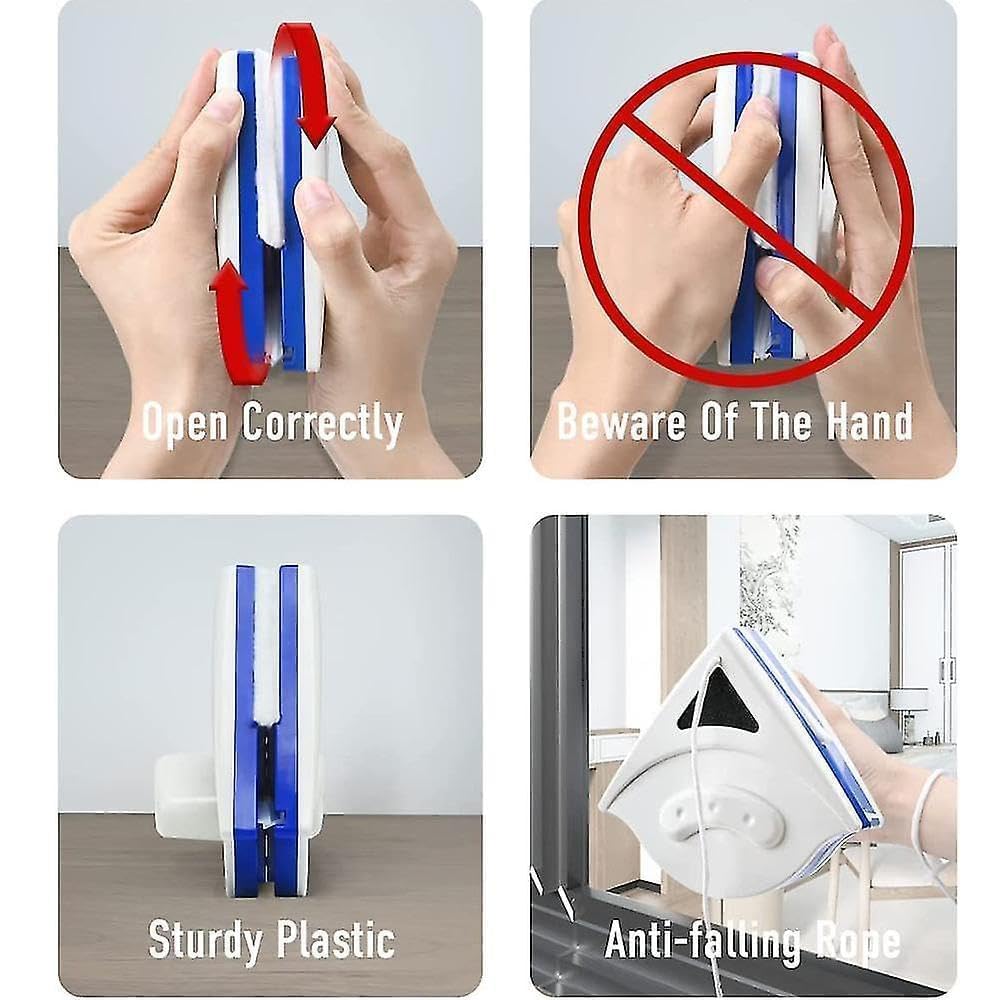 Magnetic Double-Sided Window Cleaner