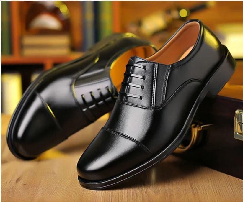 Men's Business Formal Leather Shoes | Formal Shoes For men Black Men's Leather Footwear 6 Men's Smart Formal Shoes