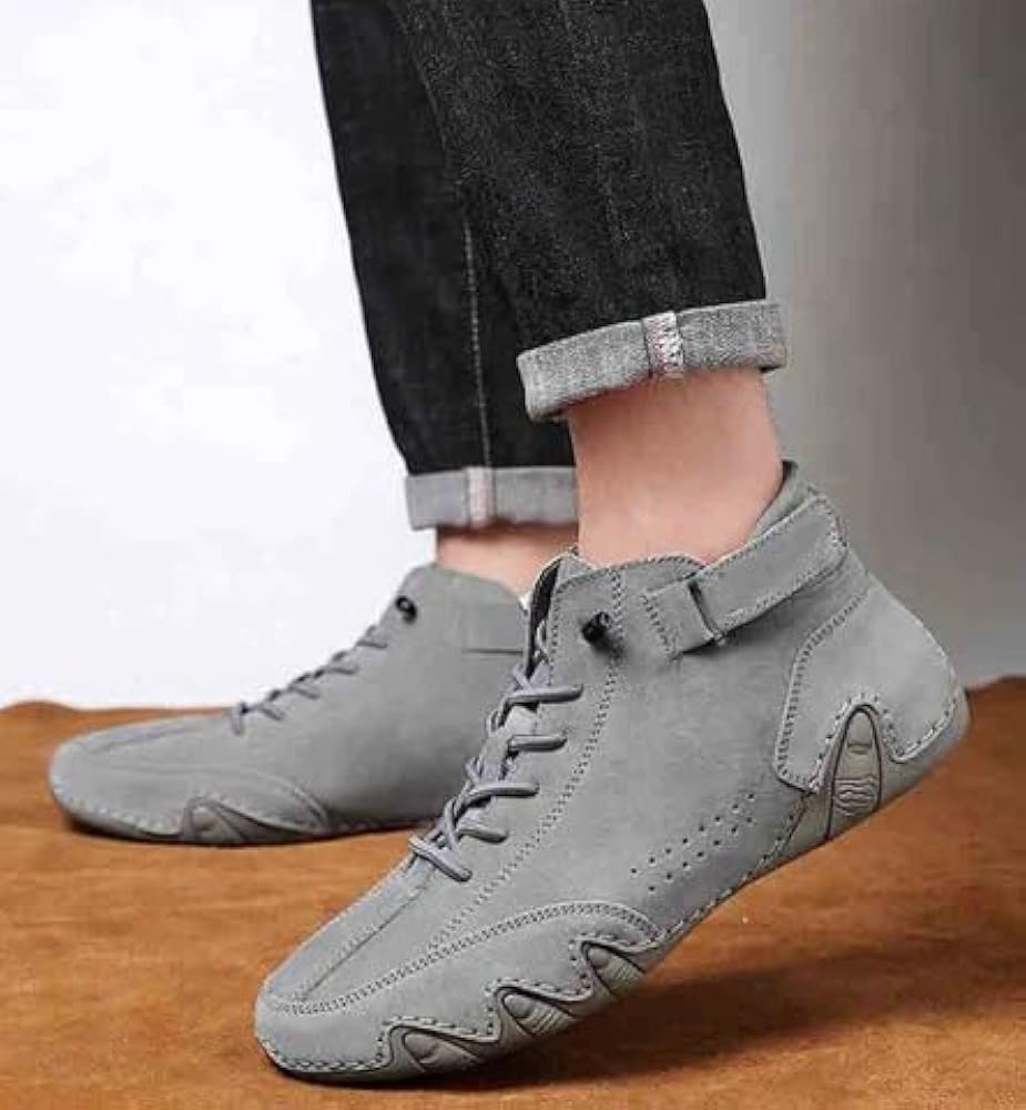Men's High-top Boots | Men Boots Shoes Long Menswear Boot Ankle High Shoe Gents 6 Men's High-top Boots Italian Handmade Shoes