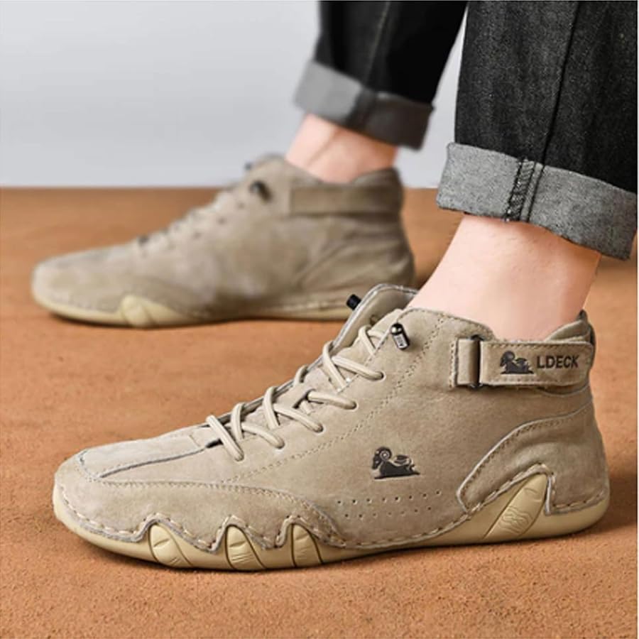 Men's High-top Boots | Men Boots Shoes Long Menswear Boot Ankle High Shoe Gents 9 Men's High-top Boots Italian Handmade Shoes
