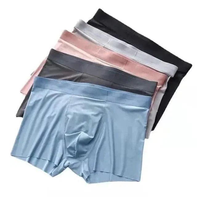 Men's Icy Silk Underwear (set of 3) Boxers | Men's Underwear Trunks Inner Wear Underclothes Boxer Briefs Men's Icy Silk Underwear (set of 3)