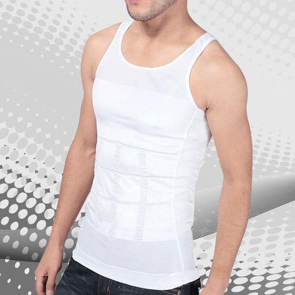 Men Tummy Tucker Slimming Vest Mens Waist Trainer Undershirt Trimmer Men's Waist Trainer Vest