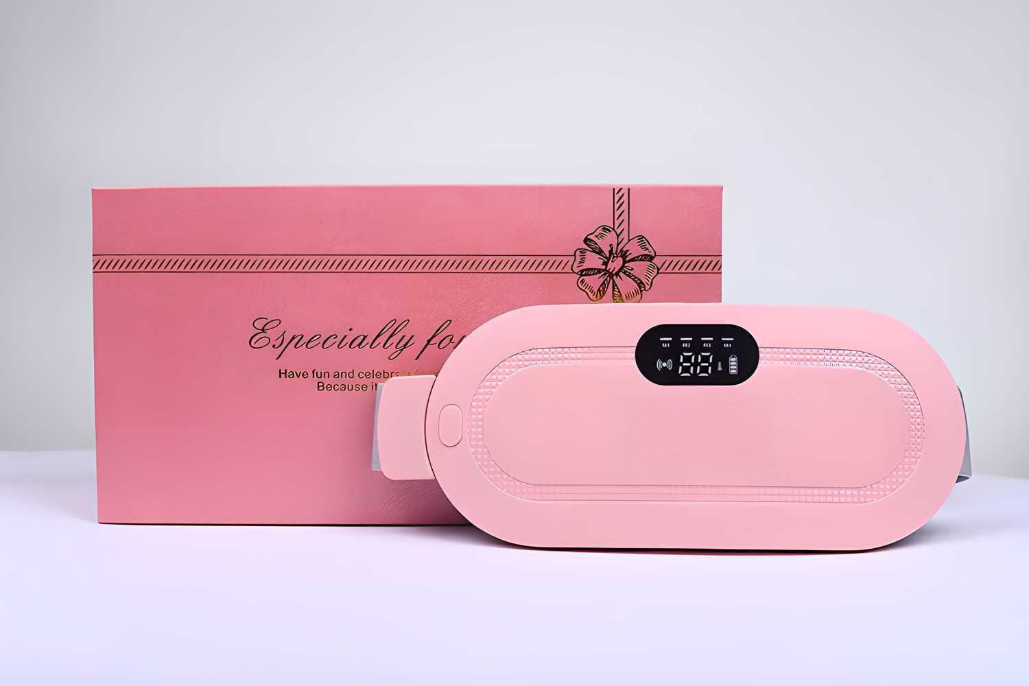 Menstrual Cramps Pain Relief Pain Reliever Heating Warming Pad  - Portable Menstrual Belt and Massager Perioxy™ Heating Pad Zaavio®