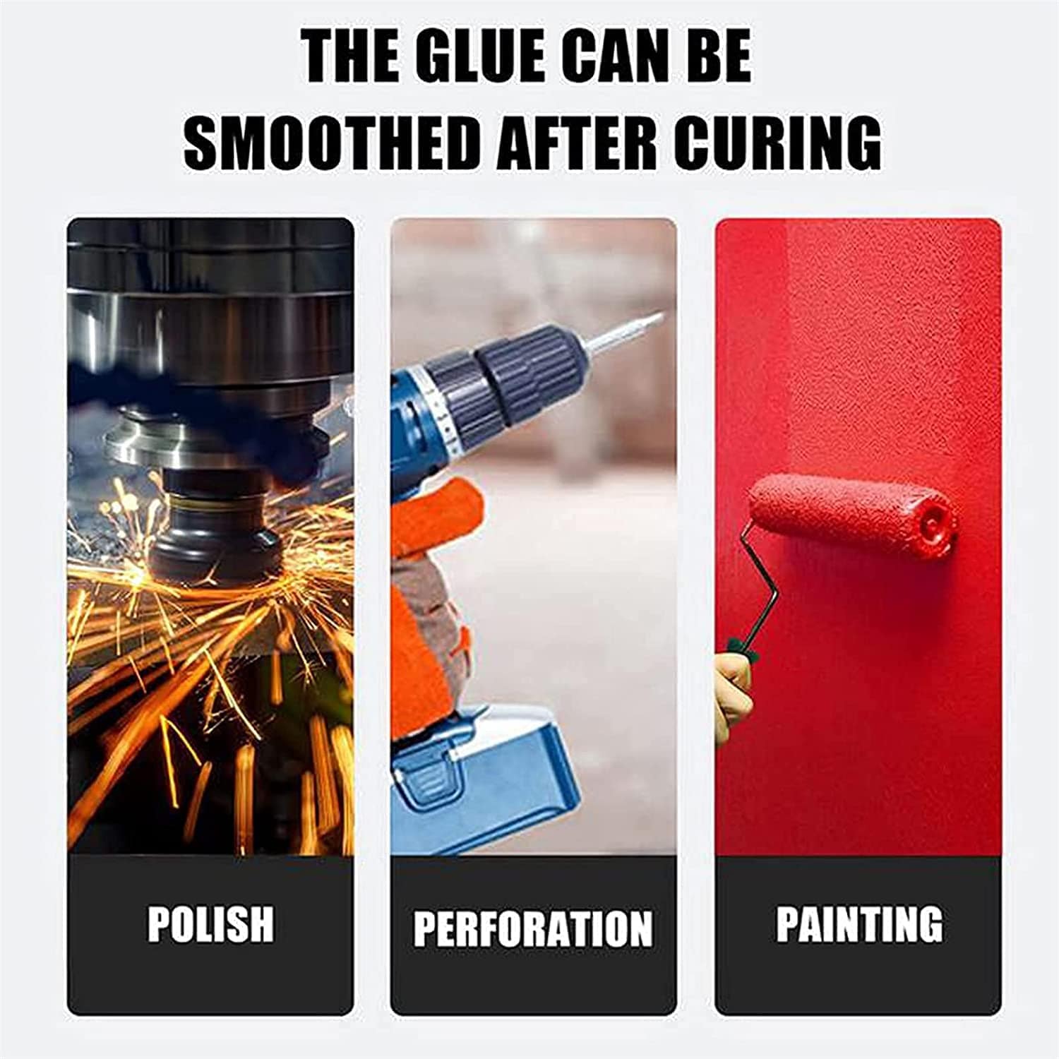 Metal Glue Epoxy Adhesive Steel Filler Waterproof Glue Metal Glue Epoxy Adhesive (Buy 1 Get 1 Free)