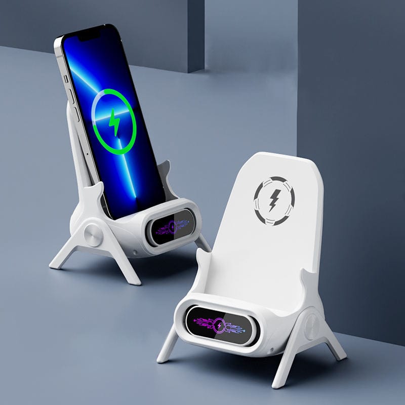 Mini Chair Wireless Charger | Fast Charging Magnetic Pad Phone Charger Device Mini Chair Wireless Charger