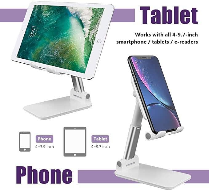MOBISTAND™ Portable and Height Adjustable Mobile & Tablet Stand Freedo