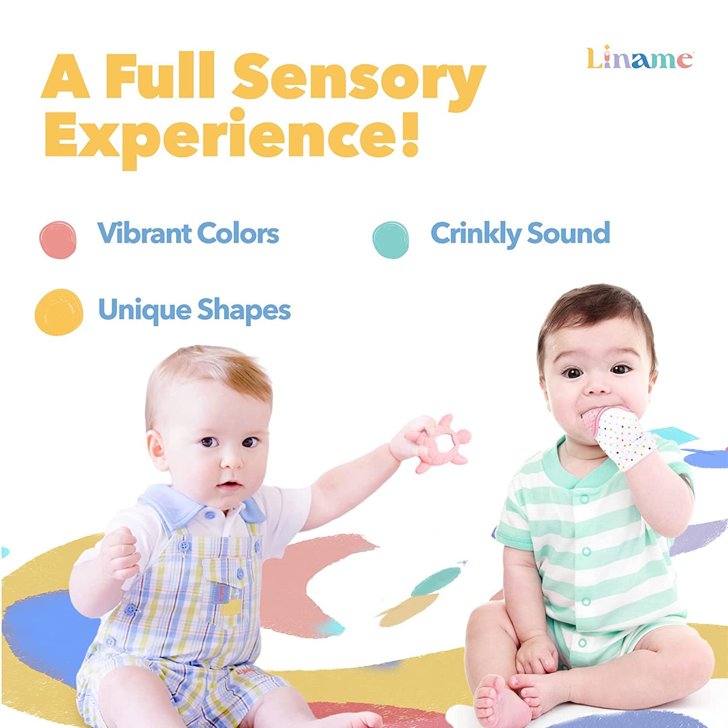 Molar Teething Toys for Infants Teether Pain Silicone Toy - Teether Gloves For Babies Teether Gloves For Babies