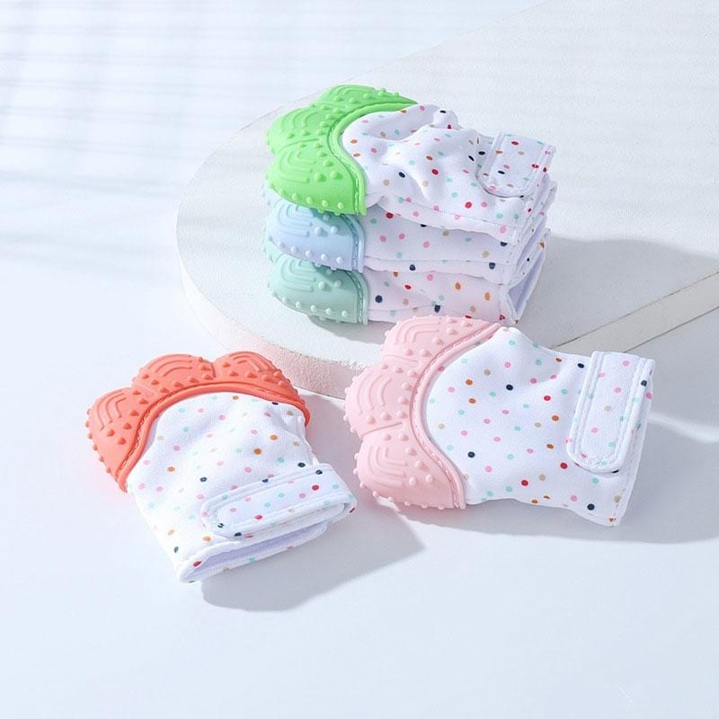 Molar Teething Toys for Infants Teether Pain Silicone Toy - Teether Gloves For Babies Teether Gloves For Babies