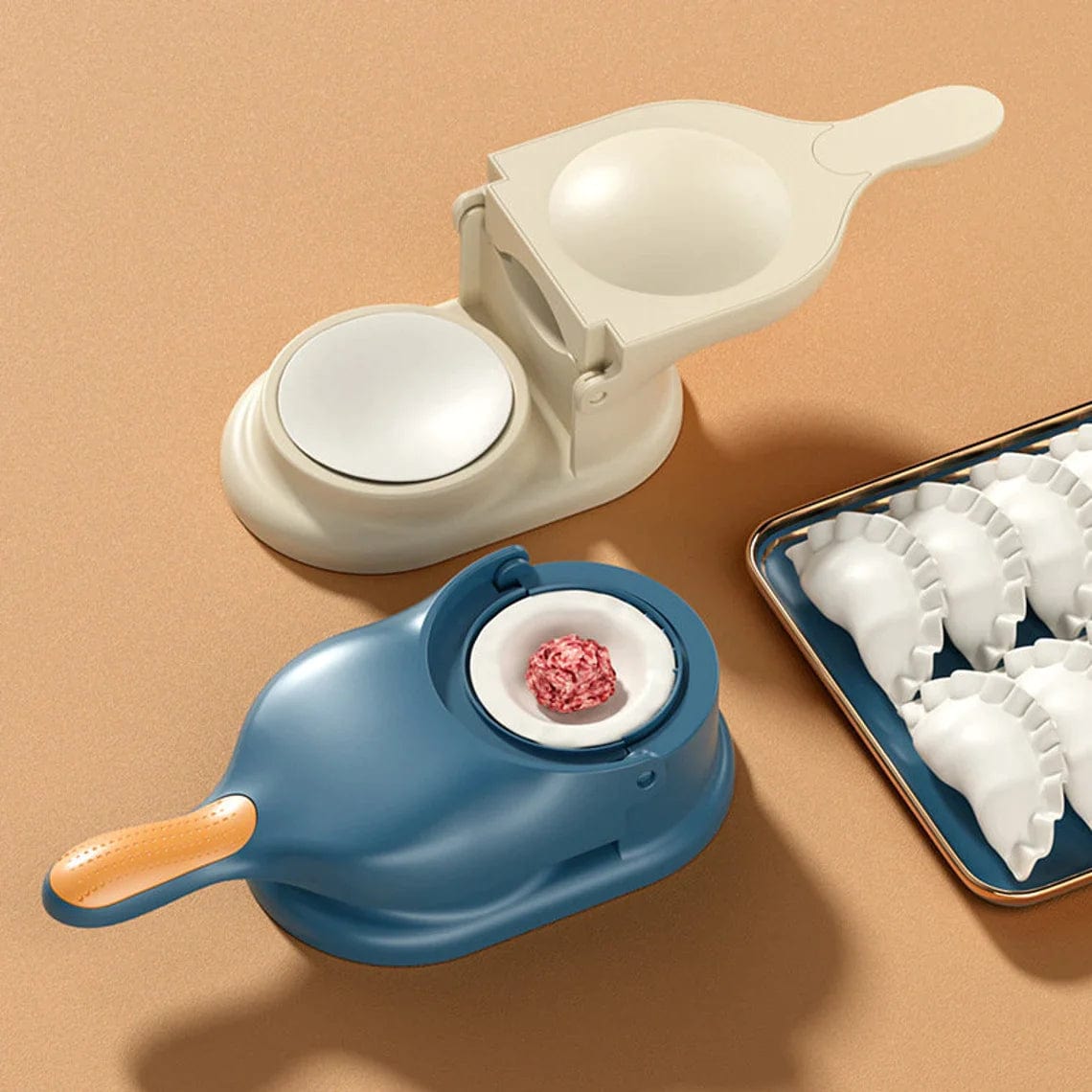Momos Making Machine Dumpling Maker 2 in 1 Dumpling Mould Press 2-in-1 Dumpling Maker