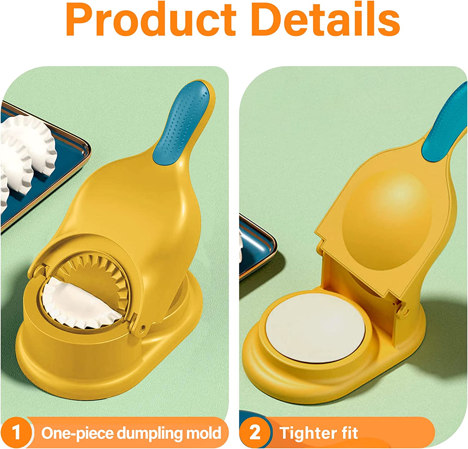 Momos Making Machine Dumpling Maker 2 in 1 Dumpling Mould Press 2-in-1 Dumpling Maker