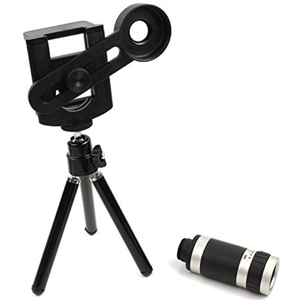 Mono Cular Telescope Lens Vision Monocular Telescope Binoculars Large Size with Phone Stand Monocular Telescope