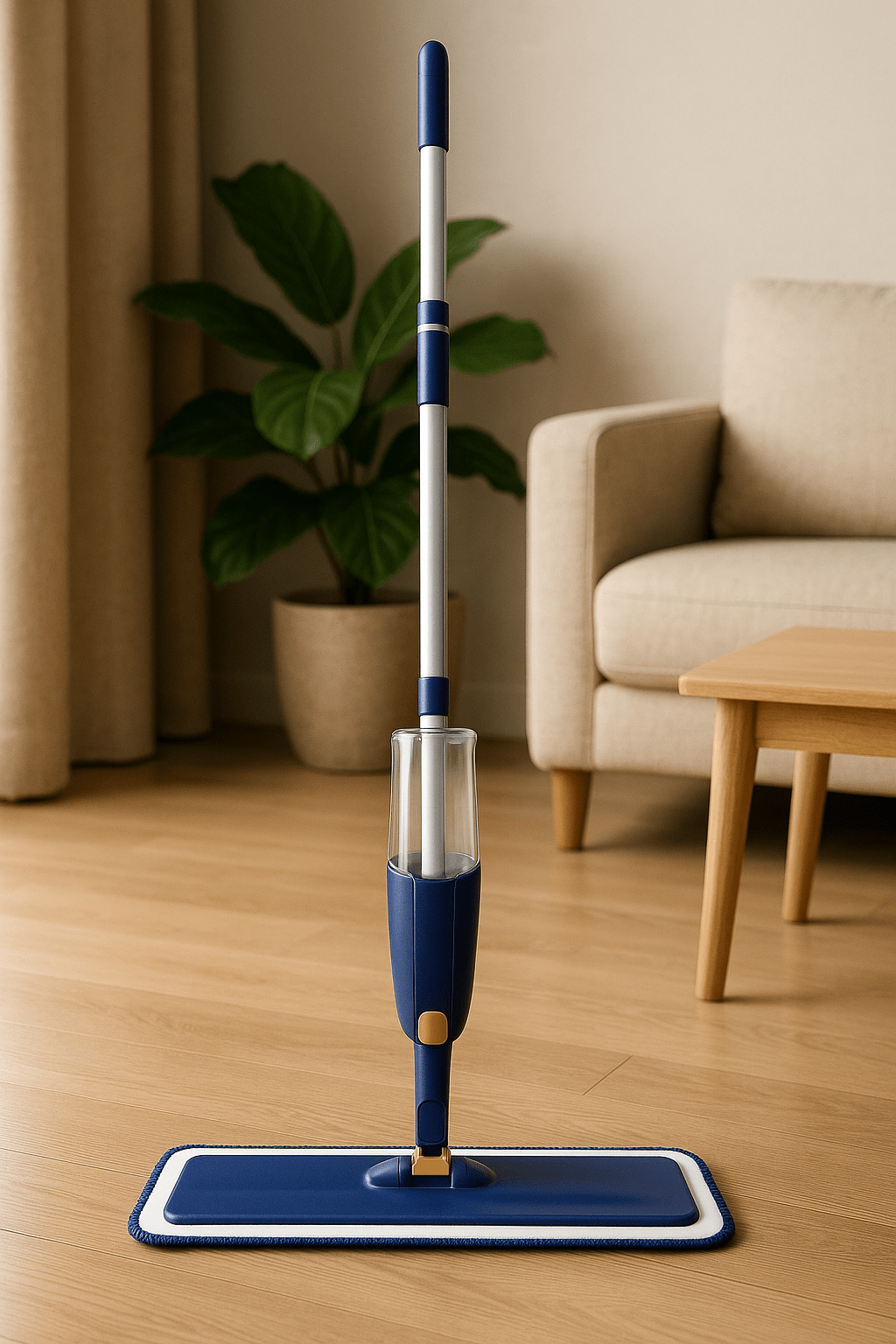 Mopify™️ | Tile Cleaner Bathroom Floor Cleaning Brush Kitchen Mop Brush Wiper Mopify™ Floor Cleaning Mop Stick with Spray Bottle Zaavio®