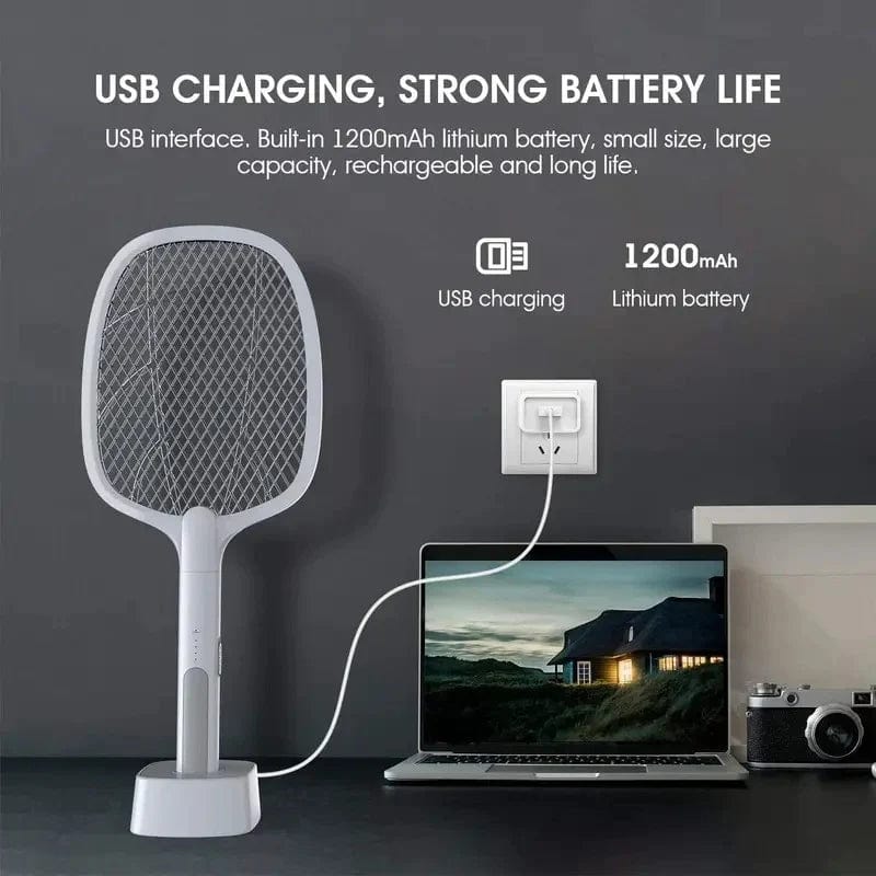 Mosquito Bat Racket Repellent Machine Fly Catcher - Mosquito Slayer Racket Mosquito Slayer Racket