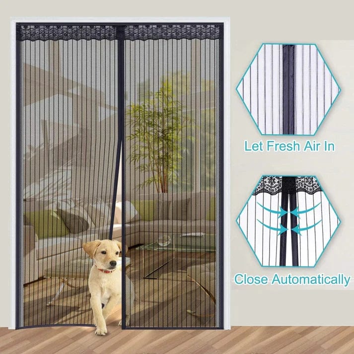 Mosquito Net For Windows And Doors Mesh Door Window Nets  - Magnetic Screen Door Smart Magic Mesh Magnetic Screen Door Smart Magic Mesh