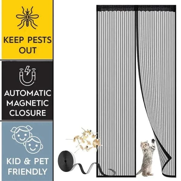 Mosquito Net For Windows And Doors Mesh Door Window Nets  - Magnetic Screen Door Smart Magic Mesh Magnetic Screen Door Smart Magic Mesh