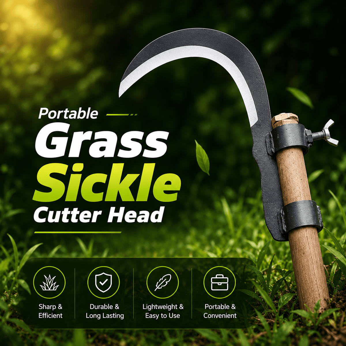 Multifunctional Grass Sickle Cutter Head | Grass Cutting Machinery Sickle Tool Cutter For Grass Pruning Grass Sickle Cutter Head