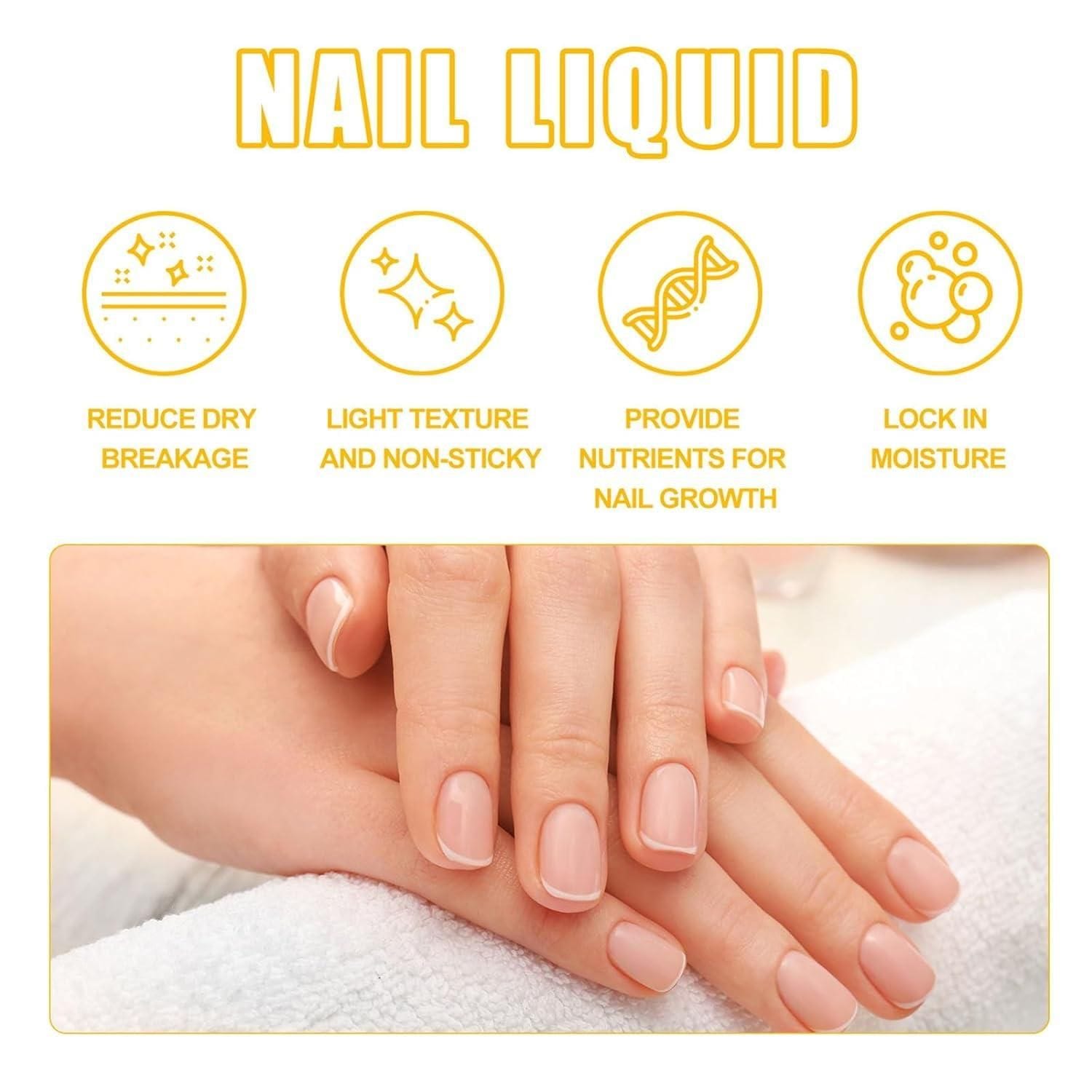 Nail Treatment Serum | Ingrown Toe nails Brittle Fingernails Nail Grown Serum Care  Nail Treatment Serum (Set of 2)
