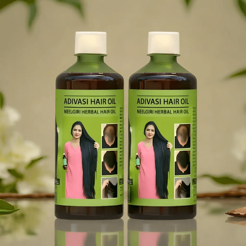 Natural Herbal Hair Oil (Buy 1 Get 1 Free) Natural Adivasi Herbal Hair Oil (Buy 1 Get 1 Free)