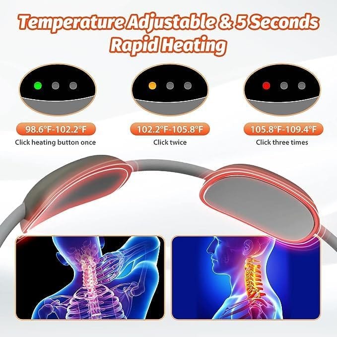 Neck Pendant Massager | Stiffness Muscle Relax Pain Neck Strain Massage Neck Pendent Massager