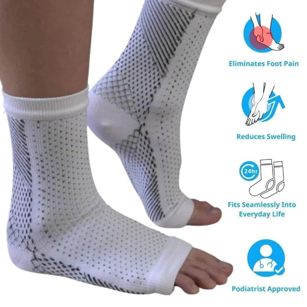 Neuropathy Socks | Ankle Support Brace Binder Compression Socks Neuropathy Foot Socks Neuropathy Socks (Set of 2)