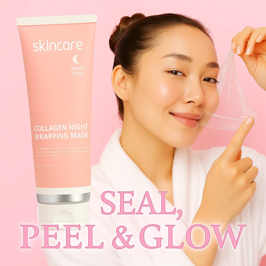 NightMasky™️ | Collagen For Skin Products For Skin Collagen For Women  Collagen Night Wrapping Peel Off Mask (Pack of 2) Zaavio.co®