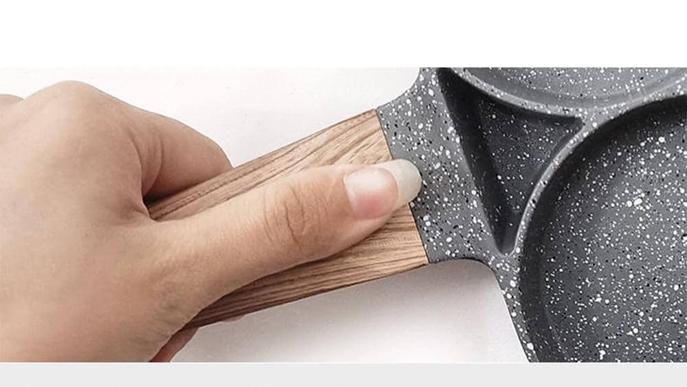 Non Stick Pan Frying Pan Nonstick Pans Omellete Cookware Egg Pan - 4 Hole Maifan Stone Non-stick Egg Ham Pot - 4 Hole Maifan Stone Non-stick Egg Ham Pot