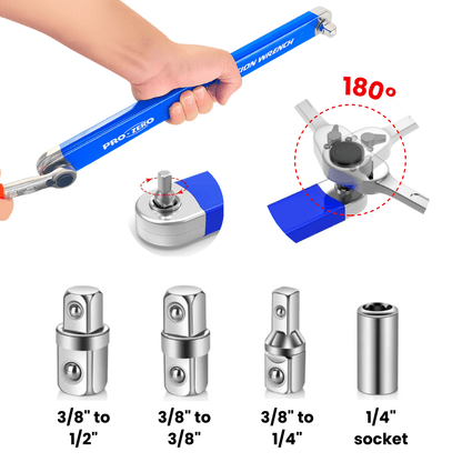 Offset Extension Wrench | Torque Wrench Tool Kit Spanner Set Socket Ratchet Tools  Offset Extension Wrench