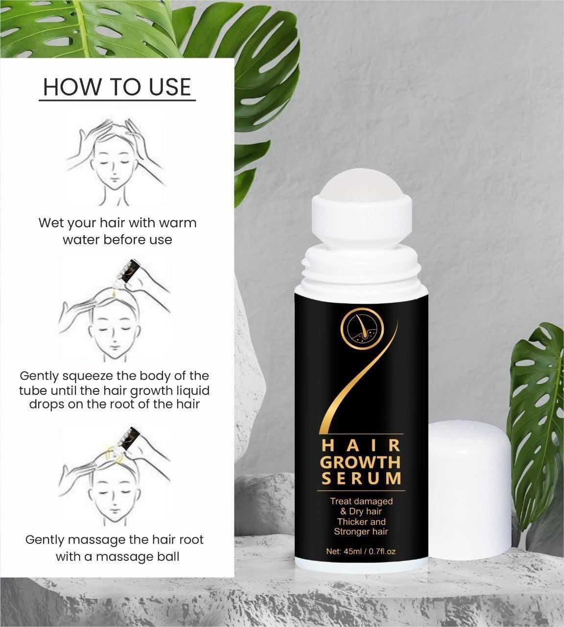 Organic Hair Serum Roller (Set of 2) BUY 1 GET 1 FREE Organic Hair Serum Roller (Set of 2)
