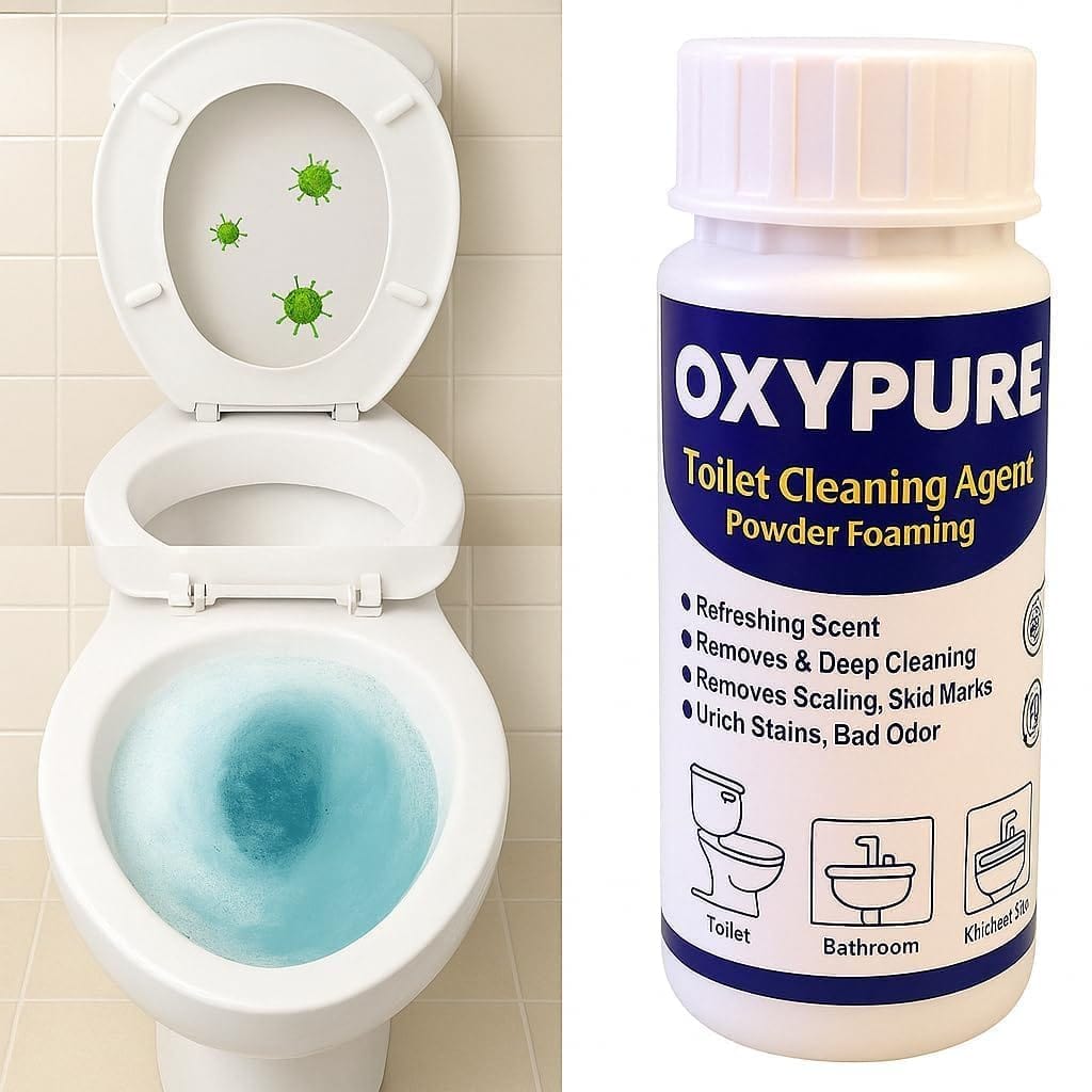 Oxypure™ (Pack of 2) | Toilet Cleaning Bathroom Clean Agent Deep Clean Toilet Powder Oxypure™ Toilet Cleansing Agent (Pack of 2) Zaavio.co®