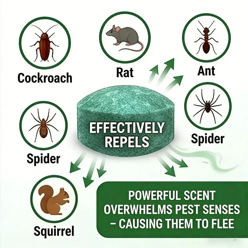 PestShield™ Rat & Cockroach Repellent Tablets PestShield™ Rat & Cockroach Repellent Tablets