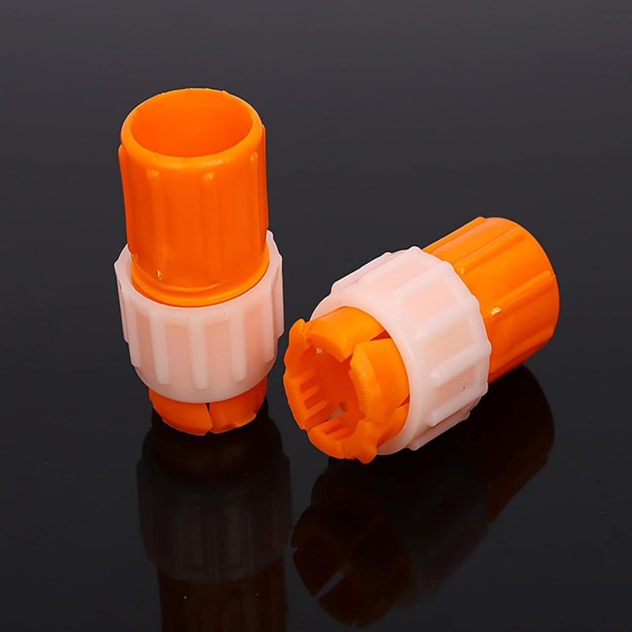 Pipe Connector (Set of 2) | Hose Water Garden Quick Connect Tap Plastic Pipe Pipe Connector (Set of 2)
