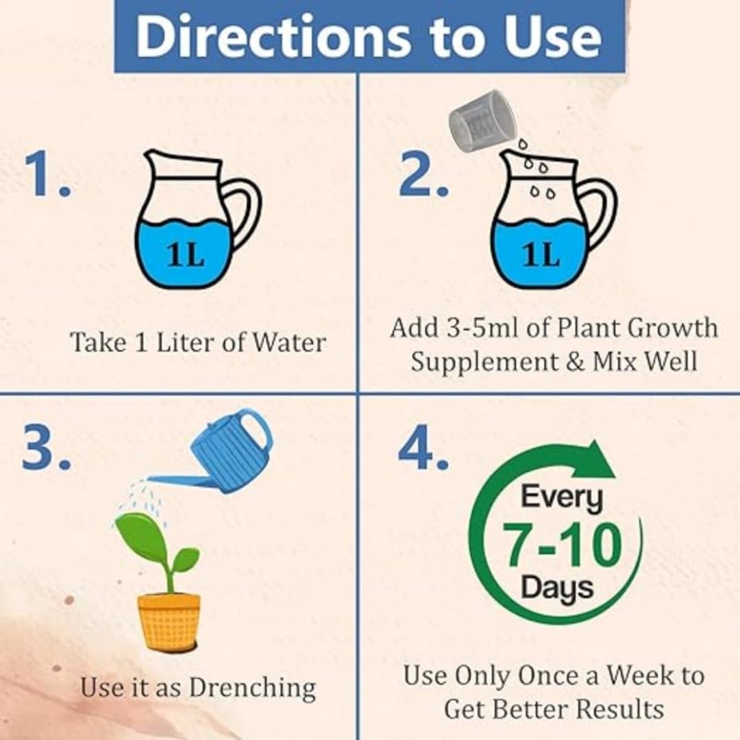 Plant Growth Liquid Fertiliser (Set of 4) | Plant Nutrients Hormone Fertilizers Growth Regulators In Plant  Plant Growth Liquid Fertiliser (Set of 4)