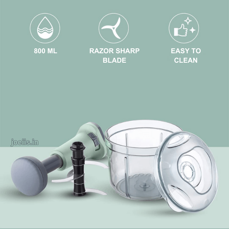 Portable Handpress Veggie Chopper | Chopper Food Processor Manual Mini Compact Potable Chopper Portable Handpress Veggie Chopper