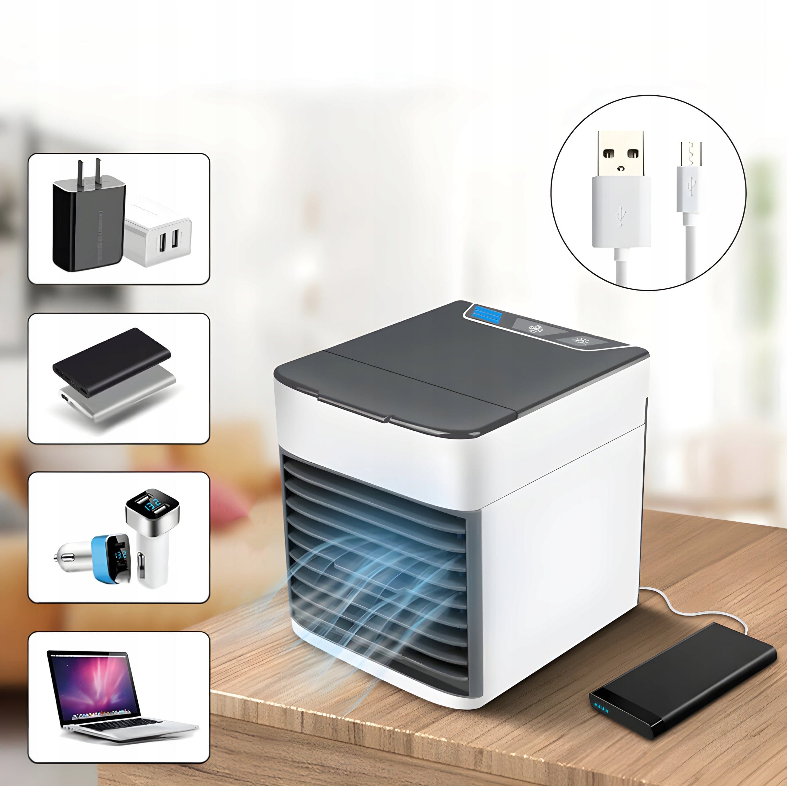 Portable Room Cooler Arctic Air Conditioner Pure Chill - Portable Mini Air Conditioner 2.0 Air Conditioners Portable Mini Air Conditioner 2.0
