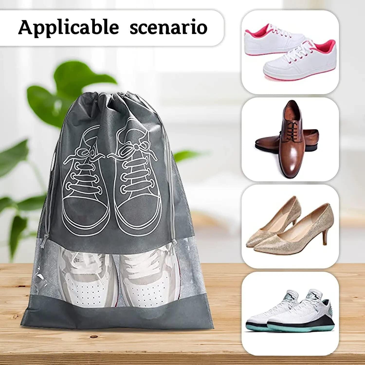 Portable Travel Dust-Proof Shoe Bags Portable Travel Dust-Proof Shoe Bags