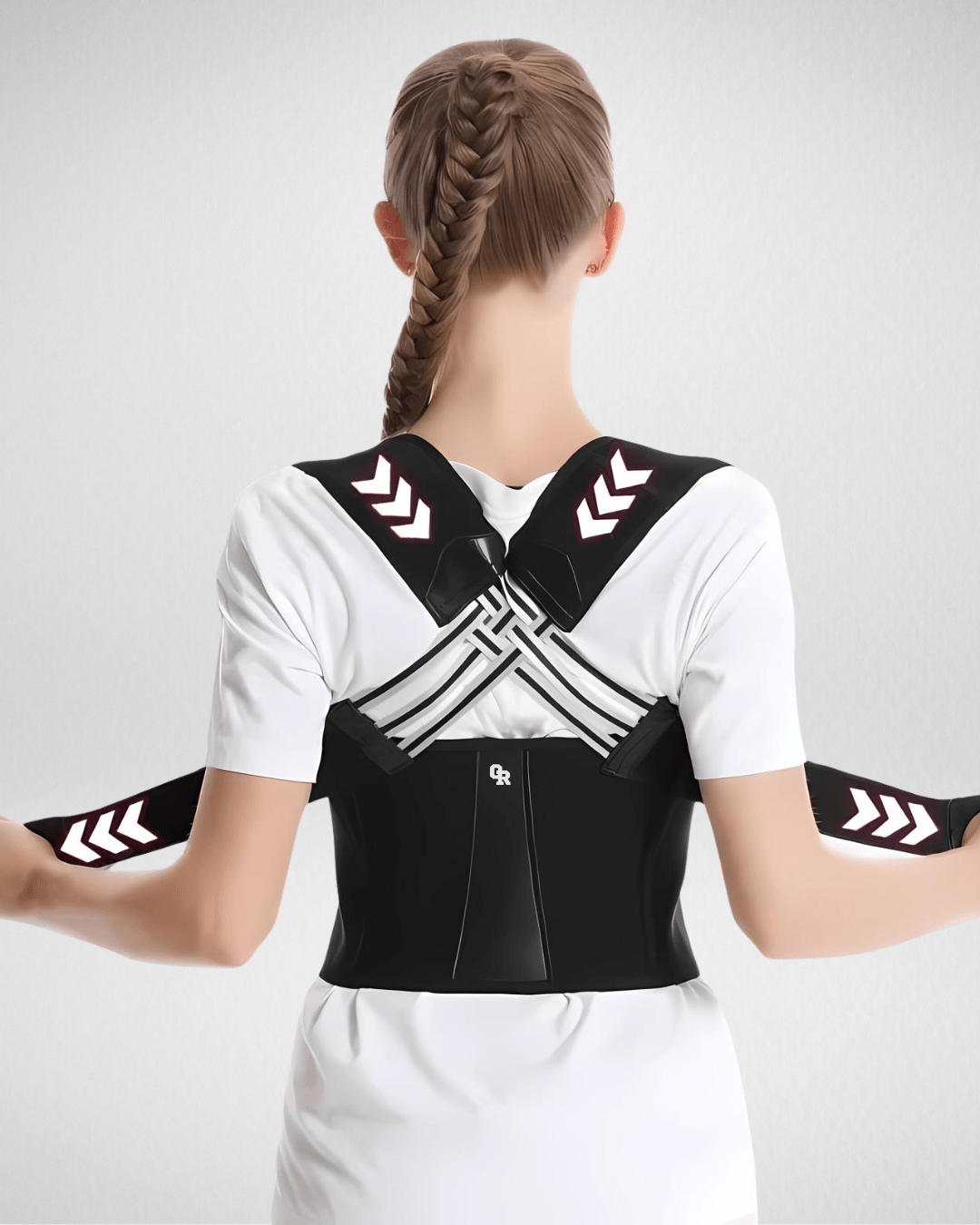 Posture Corrector | Back Pain Belt Backbone Ache Supporter Belt Free Size ( Fits for All ) Posture Corrector