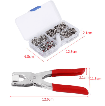 Press Stud Kit 100 Pcs Stud Free Press Stud Kit