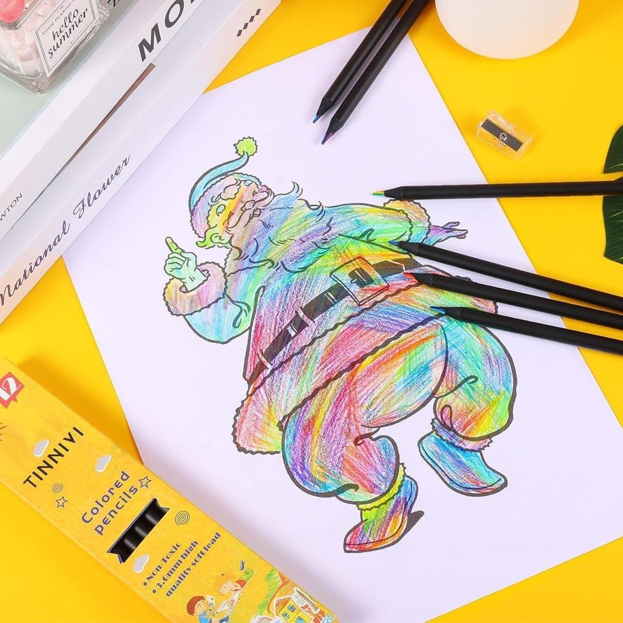 Rainbow Pencils | Pencil Colour Colors 12 Colored Pencil Colouring Rainbow Pencils 12 Pieces