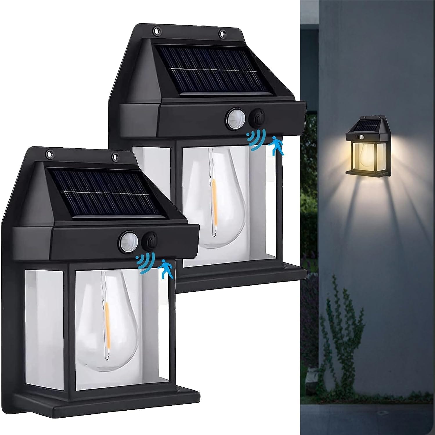 Retro Solar Tungsten Lamp Pack of 2 Retro Solar Tungsten Lamp