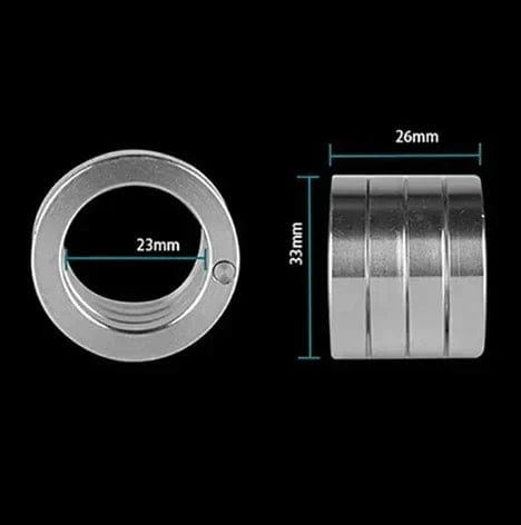 Rings For Men And Women Jewelry Self Defence Ring Stainless Steel Ring- Rotatable Folding Ring (SET of 2) Rotatable Folding Ring (SET of 2)