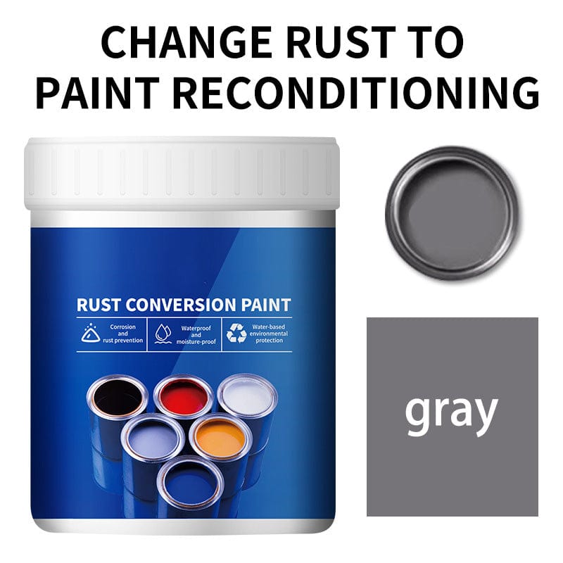 RustReactxo (Set of 2, 300ml Each) | Primer Paint Home House Coat Paints Anti Rust Metalwork  Building & Hardware RustReactxo Rust Converter Paint (Set of 2, 300ml Each)