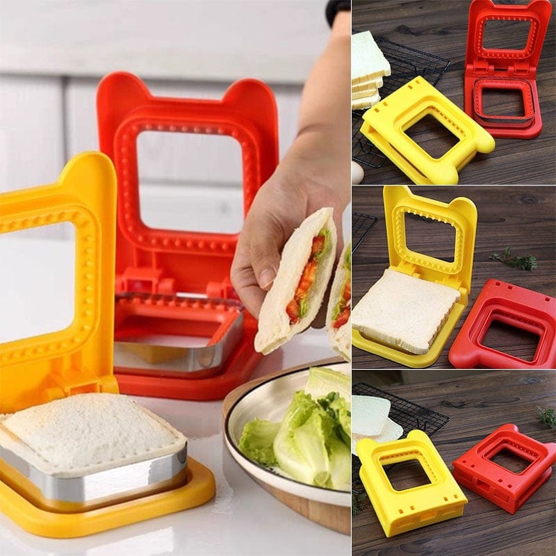 Sandwich Molds Cutter and Sealer | Shape Mini Cutter Sandwich Bread Shapes Cutter Set Sandwich Molds Cutter and Sealer