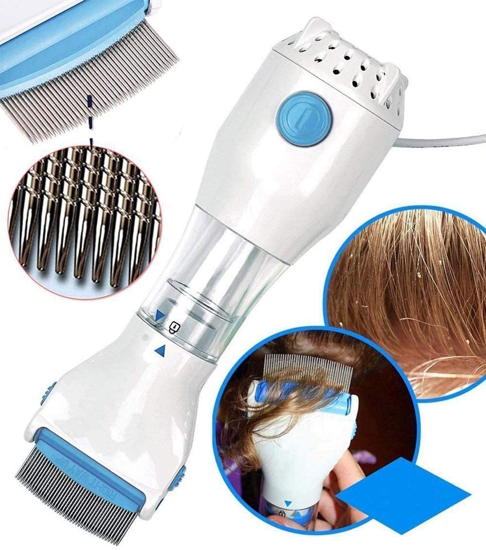 Scalpvaczio™ | Head Lice Comb Treatment Removal Infestation Scalpvaczio™ Electric Head Lice Remover Zaavio®
