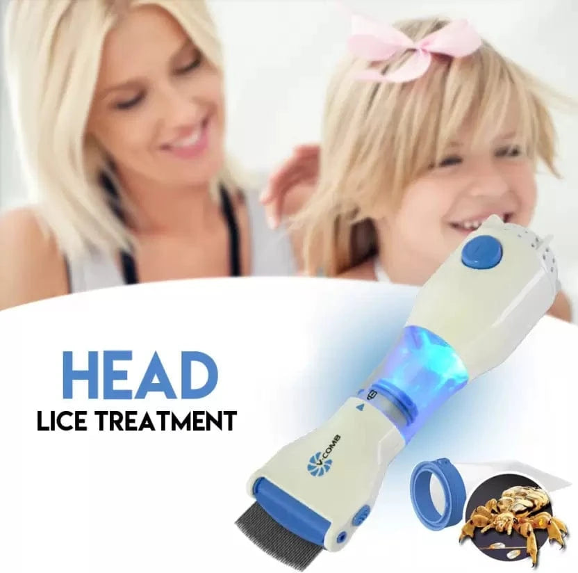Scalpvaczio™ | Head Lice Comb Treatment Removal Infestation Scalpvaczio™ Electric Head Lice Remover Zaavio®