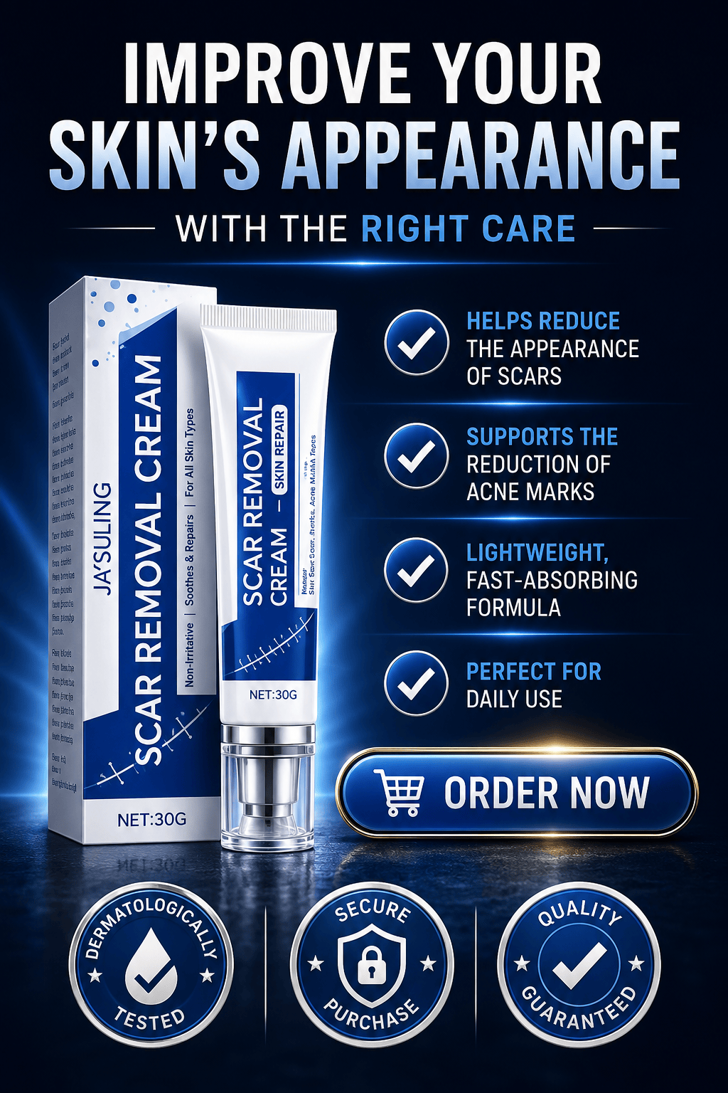 ScarSmooth™- Great for all types of marks ScarSmooth™- Great for all types of marks