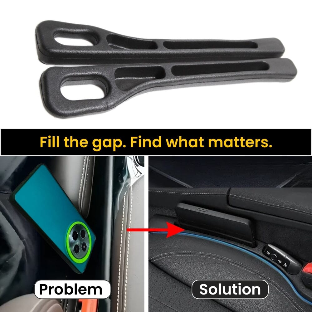Car Seat Gap Stopper - No More Dropping Phones & Keys (Pack of 2)
