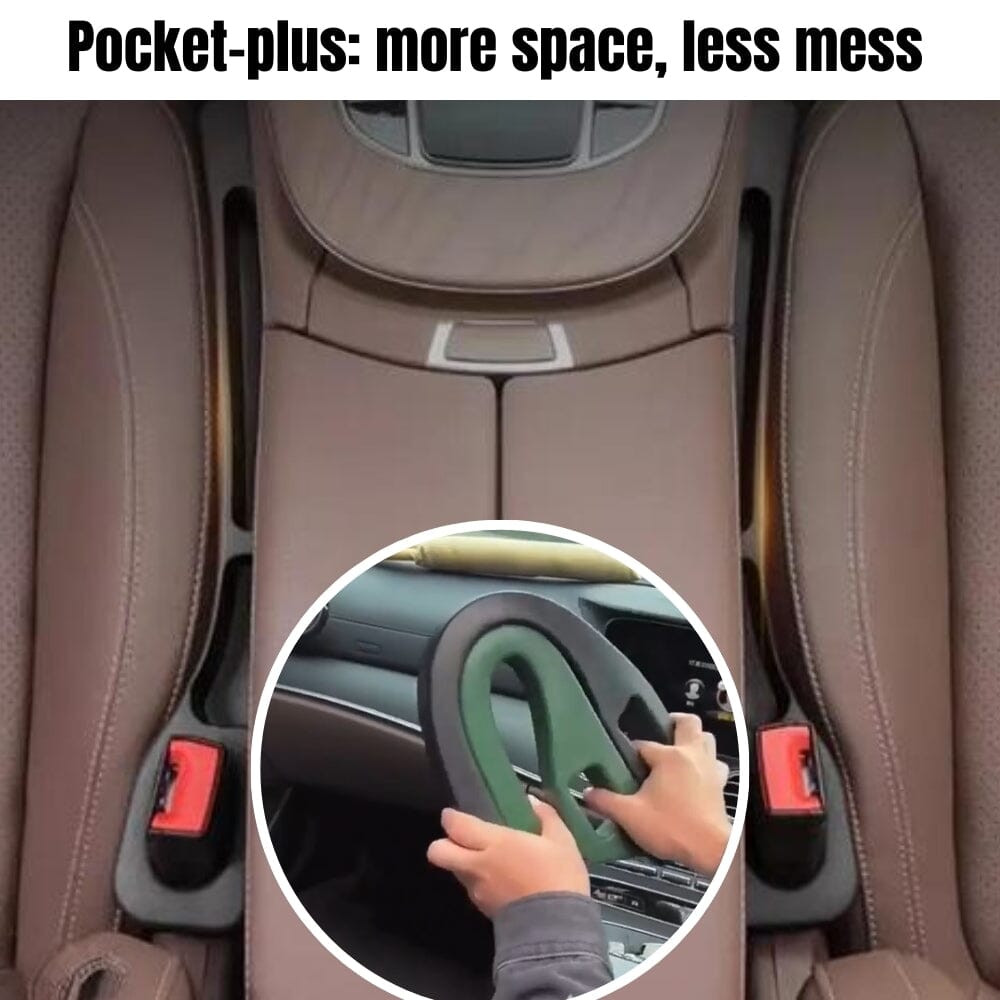 Car Seat Gap Stopper - No More Dropping Phones & Keys (Pack of 2)