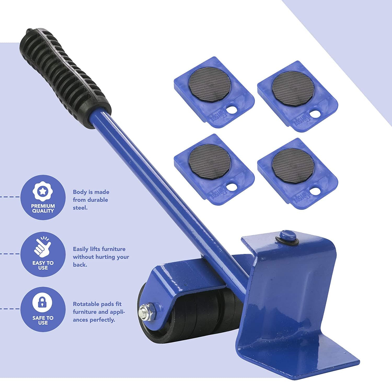 Shiftzy™ | Furniture Moving Wheels Furniture Lifter Roller Slider Tool Shiftzy™ Zaavio.co®