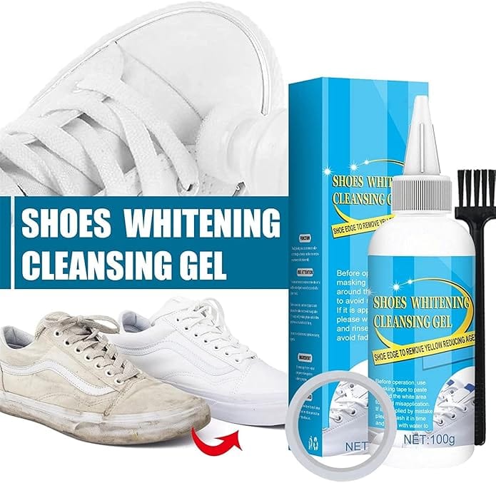 Shoe Whitening Gel | White Shoes Cleaning Pumps Shoes Whitening Cleansing Gel (Set of 2)