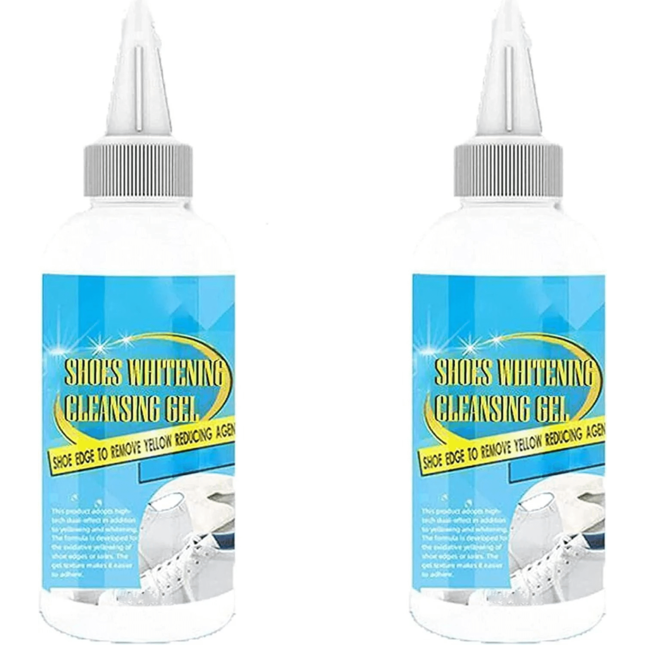 Shoe Whitening Gel | White Shoes Cleaning Pumps Shoes Whitening Cleansing Gel (Set of 2)